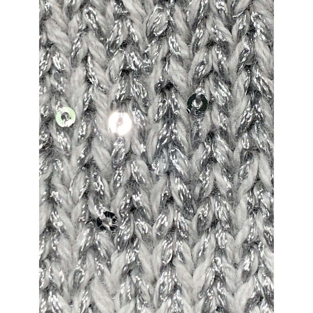 Cardigan J. Crew Women's Sparkle Cotton Blend Sz XXS NWT Gray/Silver Style BS951